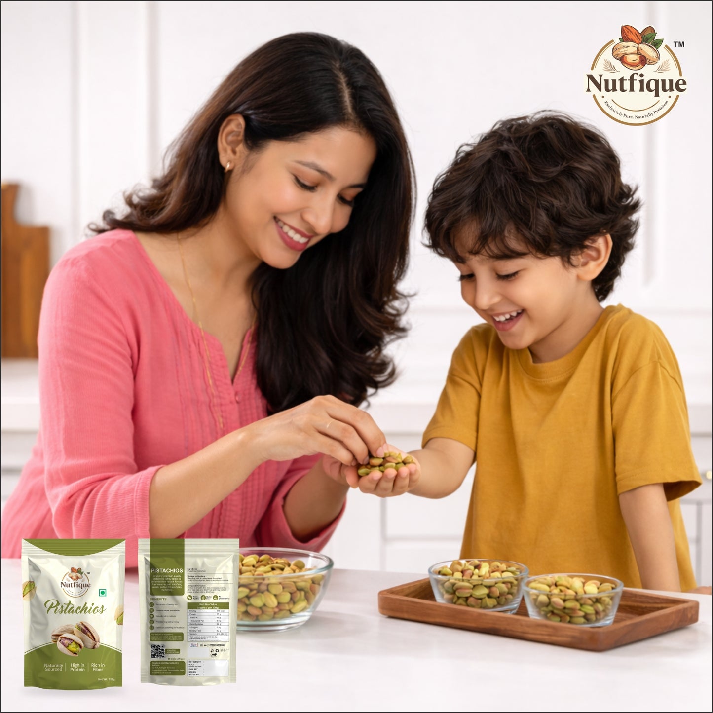 Nutfique California Roasted Pistachios- 250G