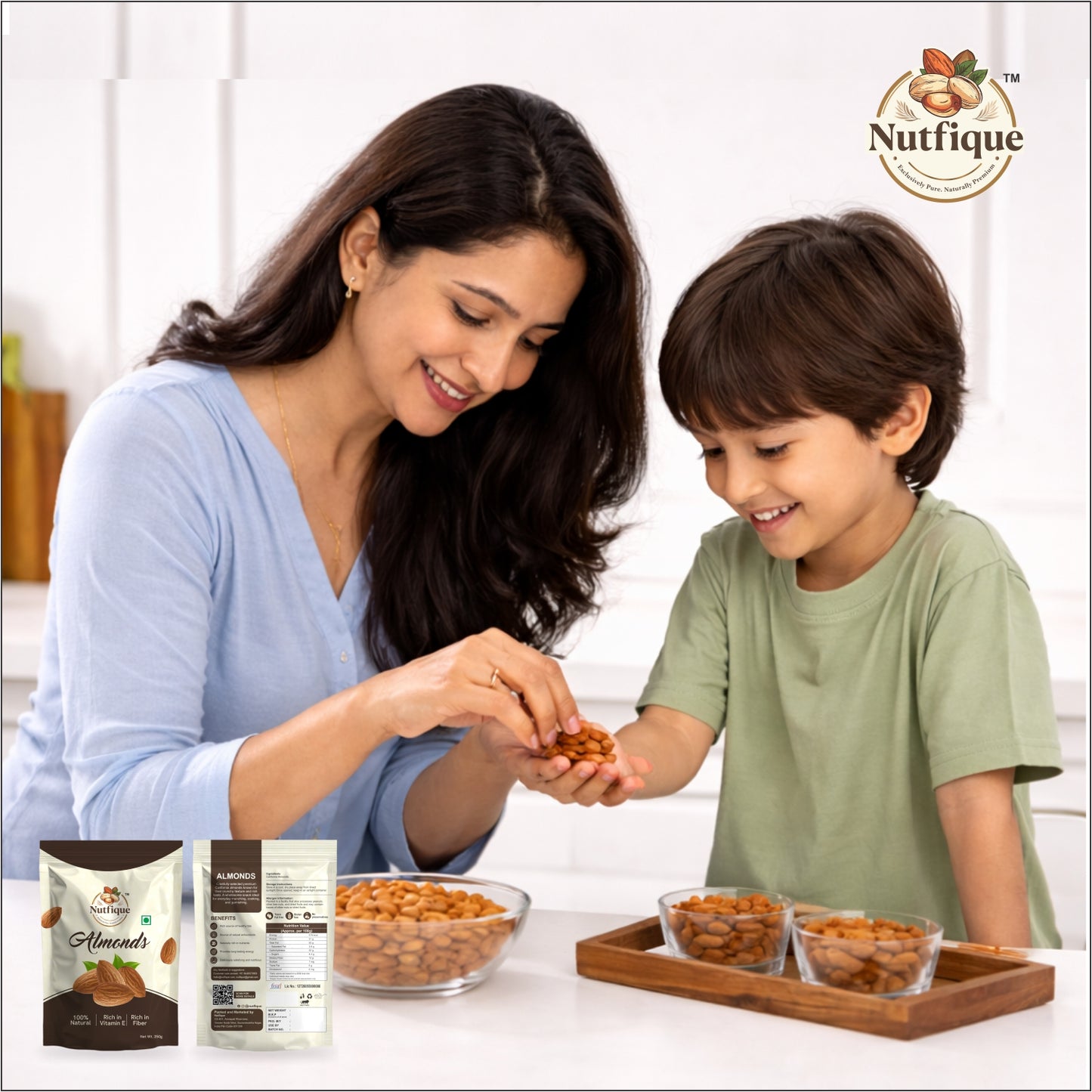 Nutfique California Almonds- 250G