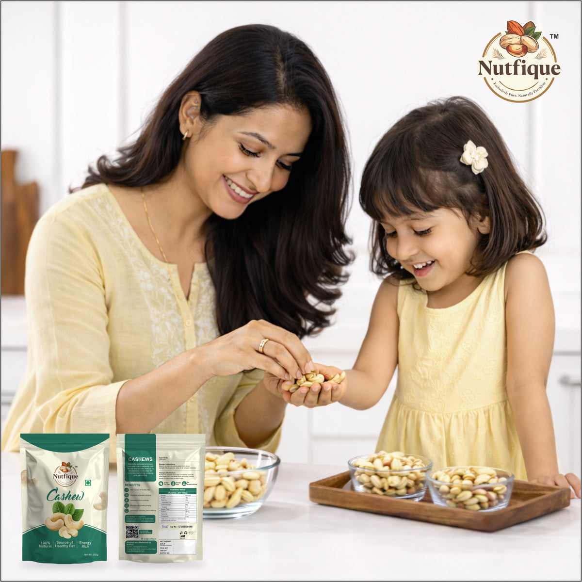 Nutfique Premium Cashews- 250G