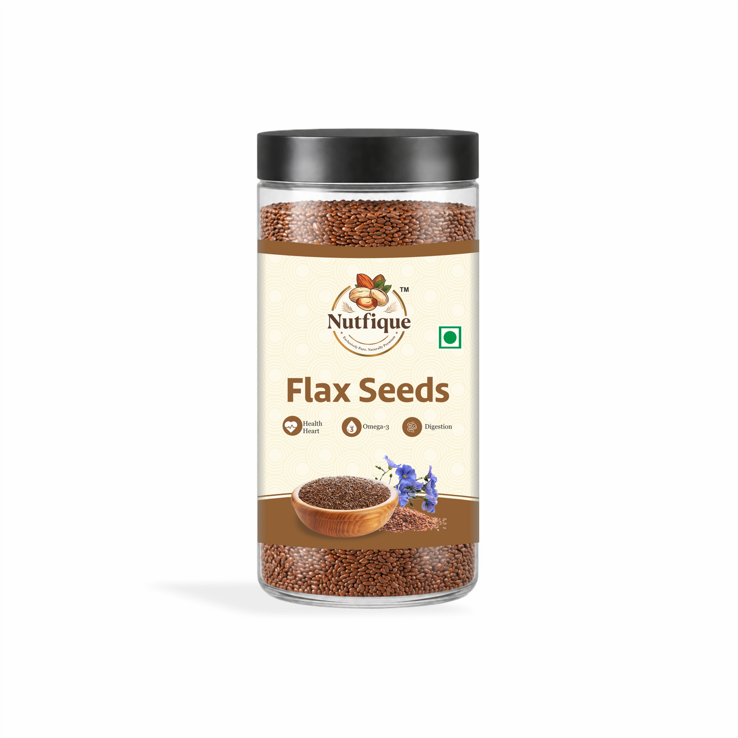 Nutfique Flax Seeds-250G