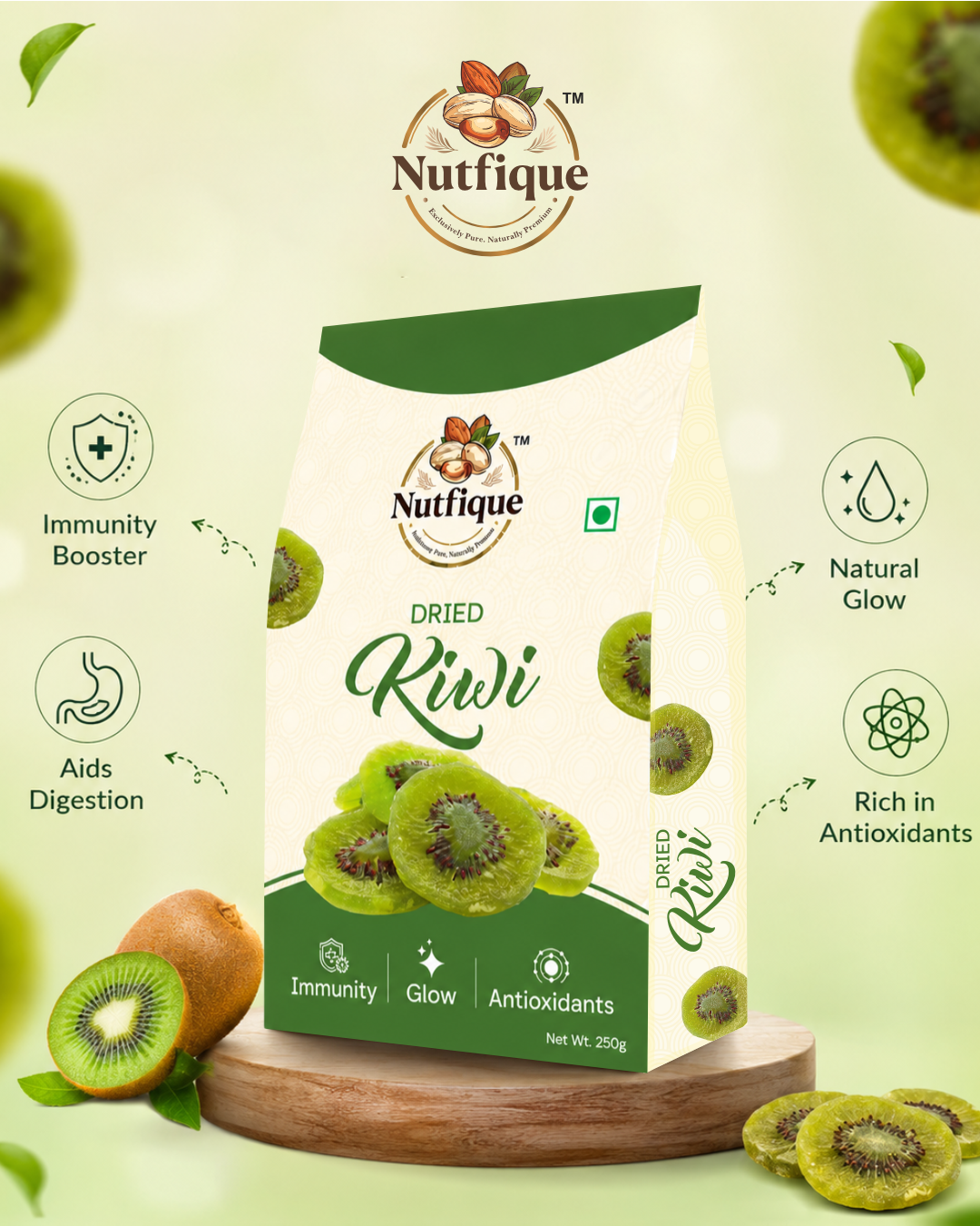 Nutfique Dried Kiwi-250G