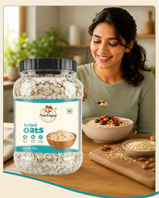 Nutfique Jumbo Rolled Oats- 1KG