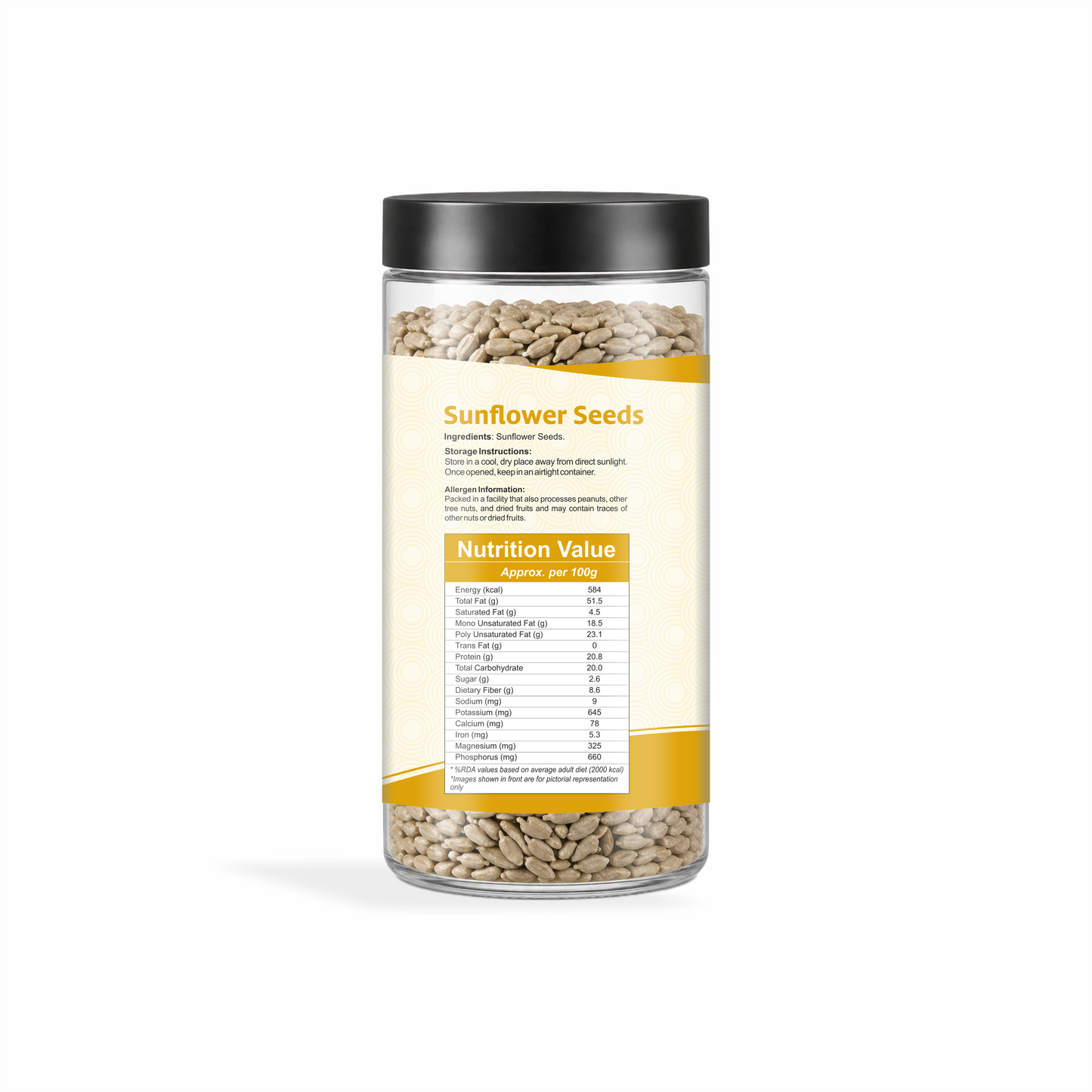 Nutfique Sunflower Seeds-250G
