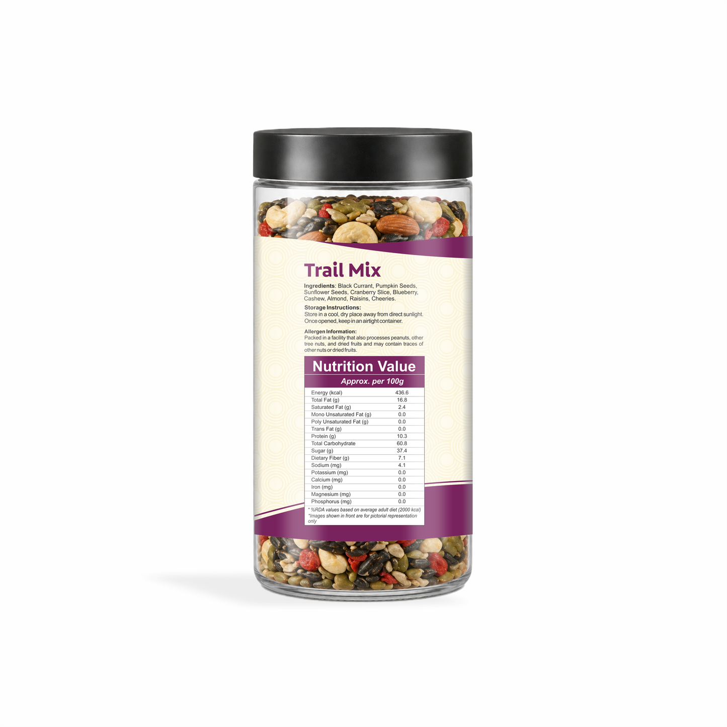 Nutfique Premium Trail Mix-250G