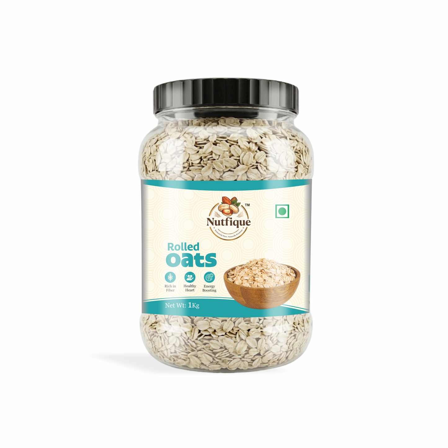 Nutfique Jumbo Rolled Oats- 1KG